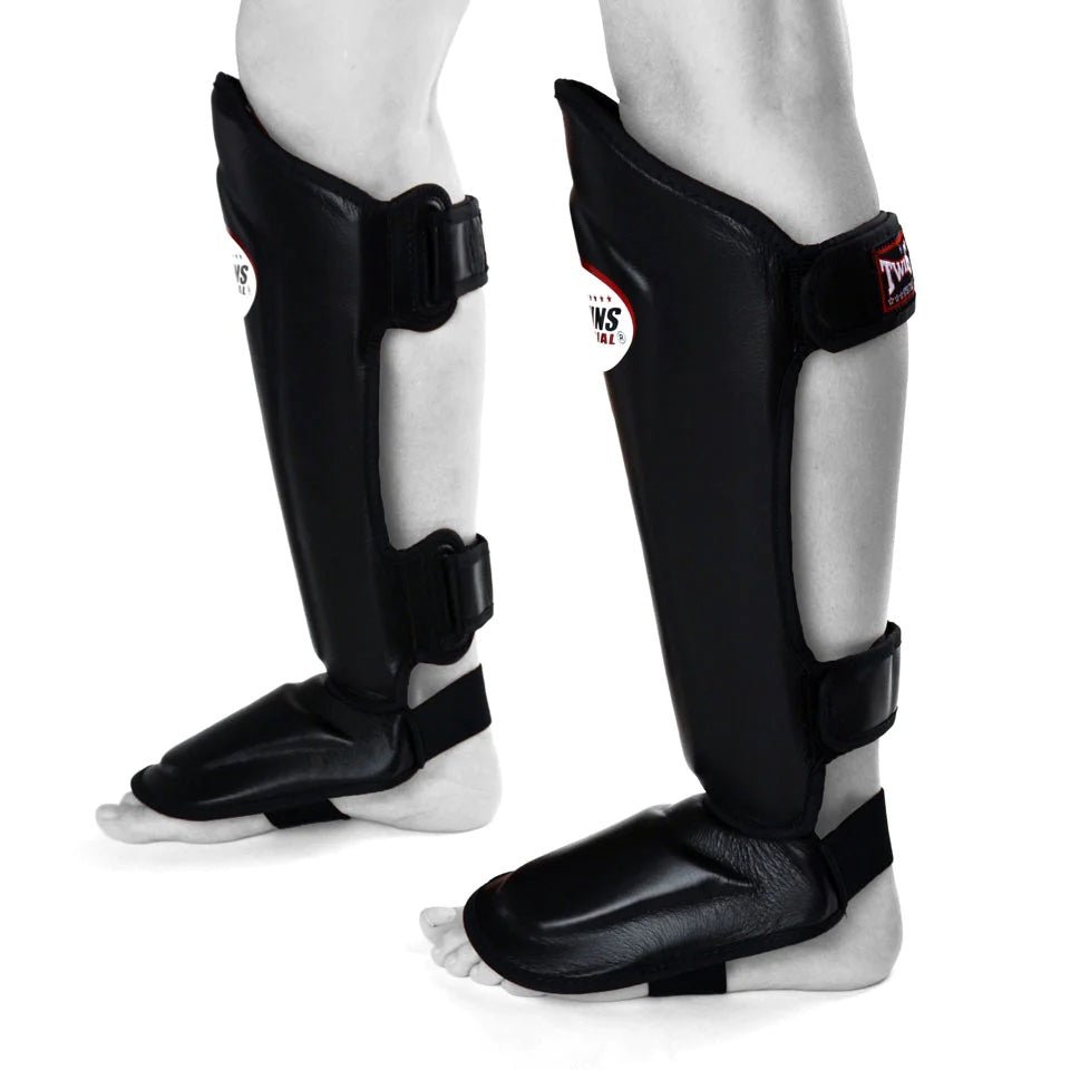 Twins SGL10 Double Padded Leather Shin Pads - OTM Fight ShopTwins Special